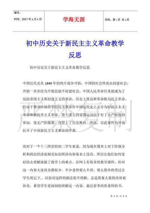 历史反思书