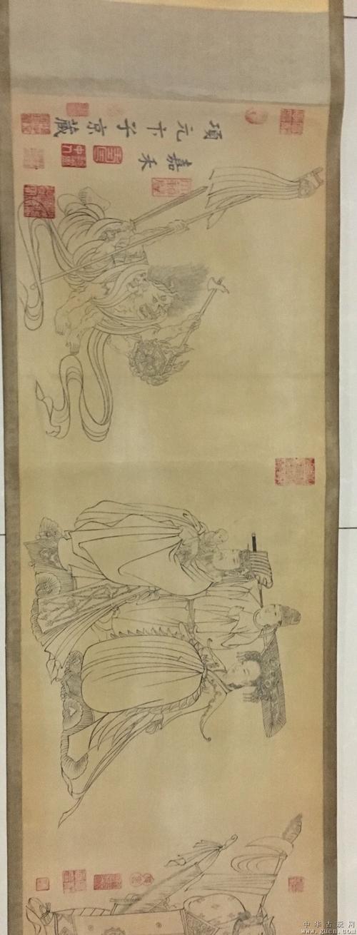 传承经典古籍:高清扫描送子天王图