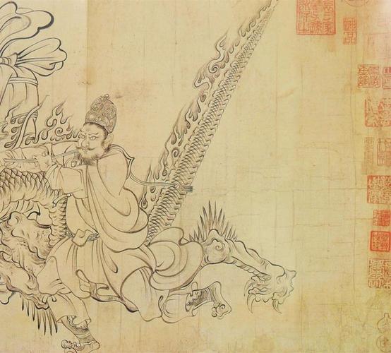 传承经典古籍:高清扫描送子天王图