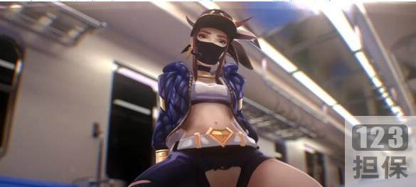 英雄联盟:3D同人游戏中的女英雄狐狸纳塔姬和喀秋莎娜的剧情片