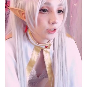yourcutewaifu芙莉莲cos视频2小时1V+4G，自行打包分享至百度盘