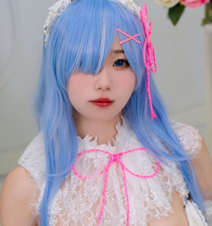 甜美兔女神黏黏团子兔雷姆41P660M视频自行打包百度盘