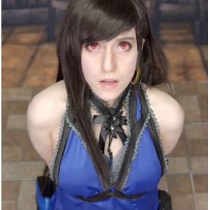 神猛柃丝美女蒂法，涩晚礼服展现魅力，LanaRain视频分享