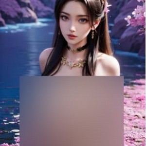 132M颜如玉AI绘画合集55张诱人